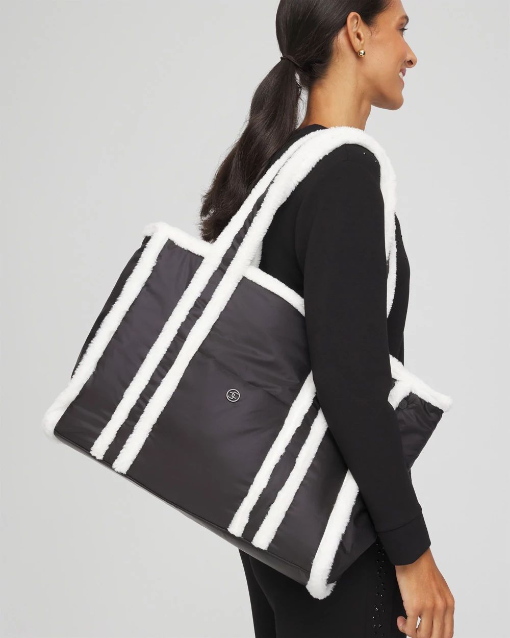 Faux Fur Sporty Tote Bag | Chico's